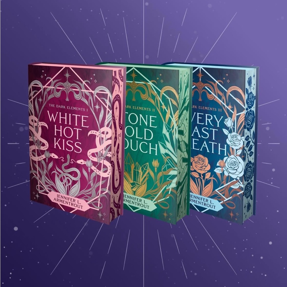 The Dark Elements Fairyloot exclusive SIGNED STENCILED by Jennifer Armentrout